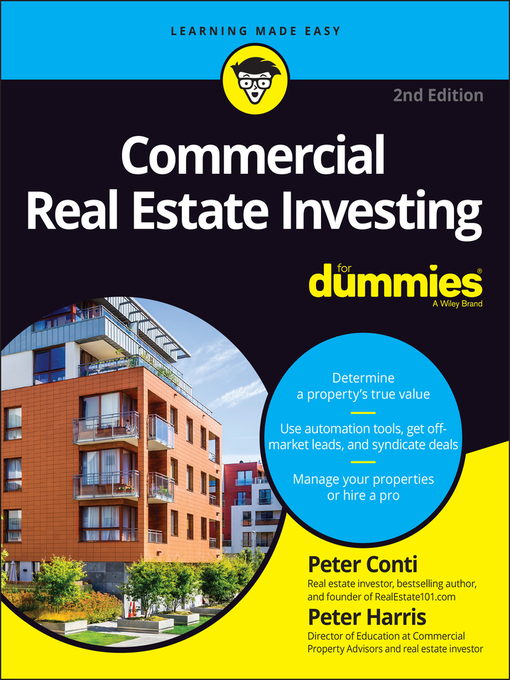 Cover image for Commercial Real Estate Investing For Dummies